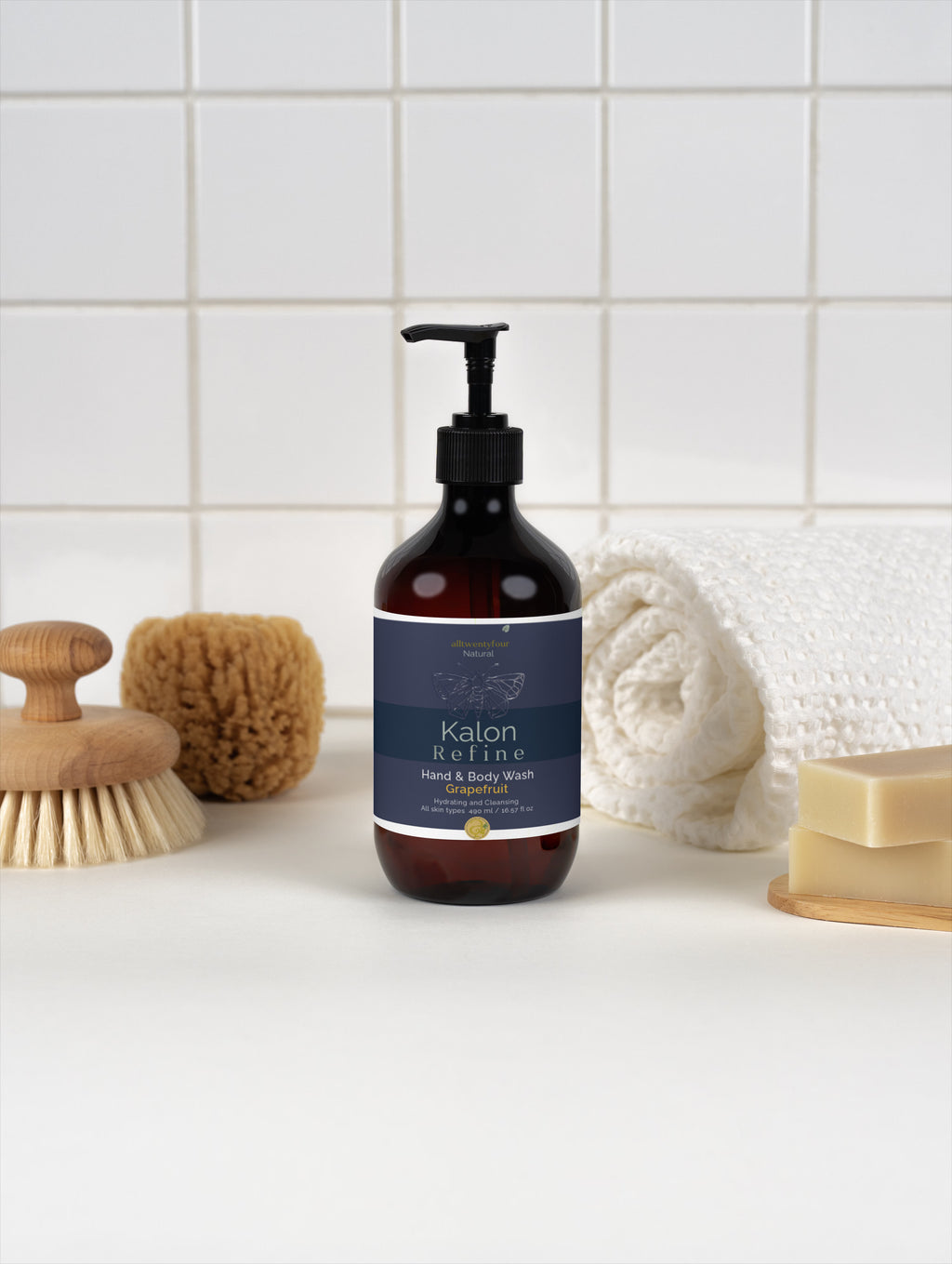 Kalon Refine Hand & Body Wash, Grapefruit